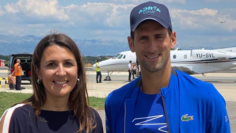 Novak Đoković sletio u Zadar: Hrvatska je od danas teniski centar svijeta