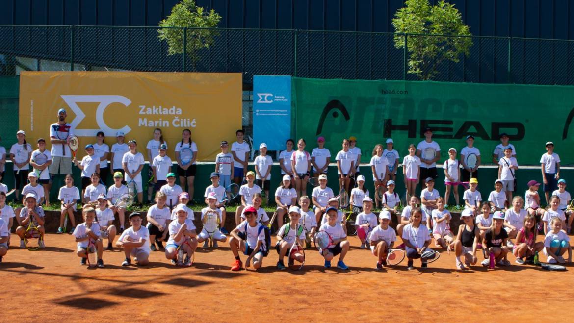 Peti besplatni teniski kamp za djecu u Vukovaru i ove godine pod pokroviteljstvom Zaklade Marina Čilića