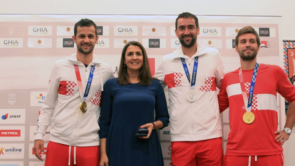 Hrvatski teniski olimpijci stigli u Zagreb gdje im je priređen svečani doček