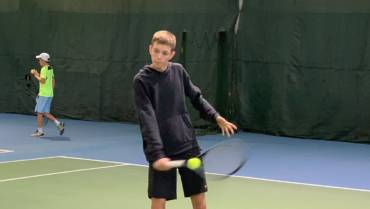 Anton Stipetić u 2. kolu juniorskog ITF turnira u Budimpešti