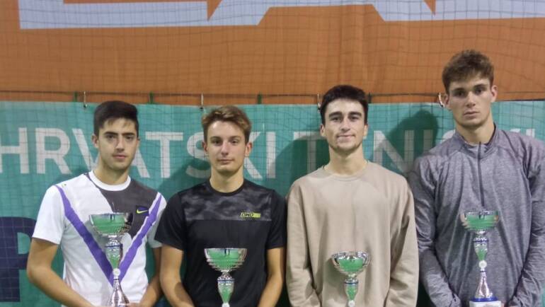 Alen Bill i Patrik Jurina u finalu HEP Dvoranskog prvenstva Hrvatske do 18 godina u Ogulinu