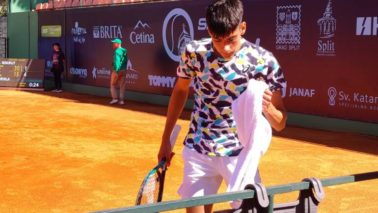 Dobra izdanja Luke Mikruta i Milija Poljička prvog dana Split Opena, obojica posustali nakon tri seta