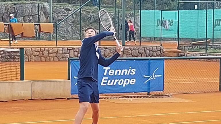 Duje Markovina u završnici Kvarner Junior Opena 2022, lako protiv Talijana