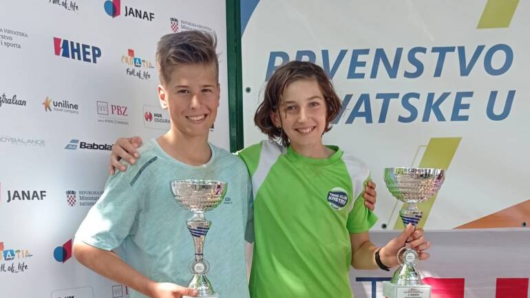 Rene Bertos i Marta Džanić pobjednici HEP Prvenstva Hrvatske do 12 godina u Čakovcu