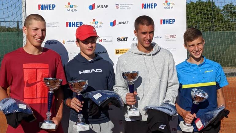 Fran Rakonić i Lovro Maričić te Anamaria Zorić i Chiara Jerolimov u finalu HEP PH do 16 godina