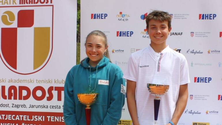Duje Markovina i Dora Mišković pobjednici HEP Prvenstva Hrvatske do 18 godina