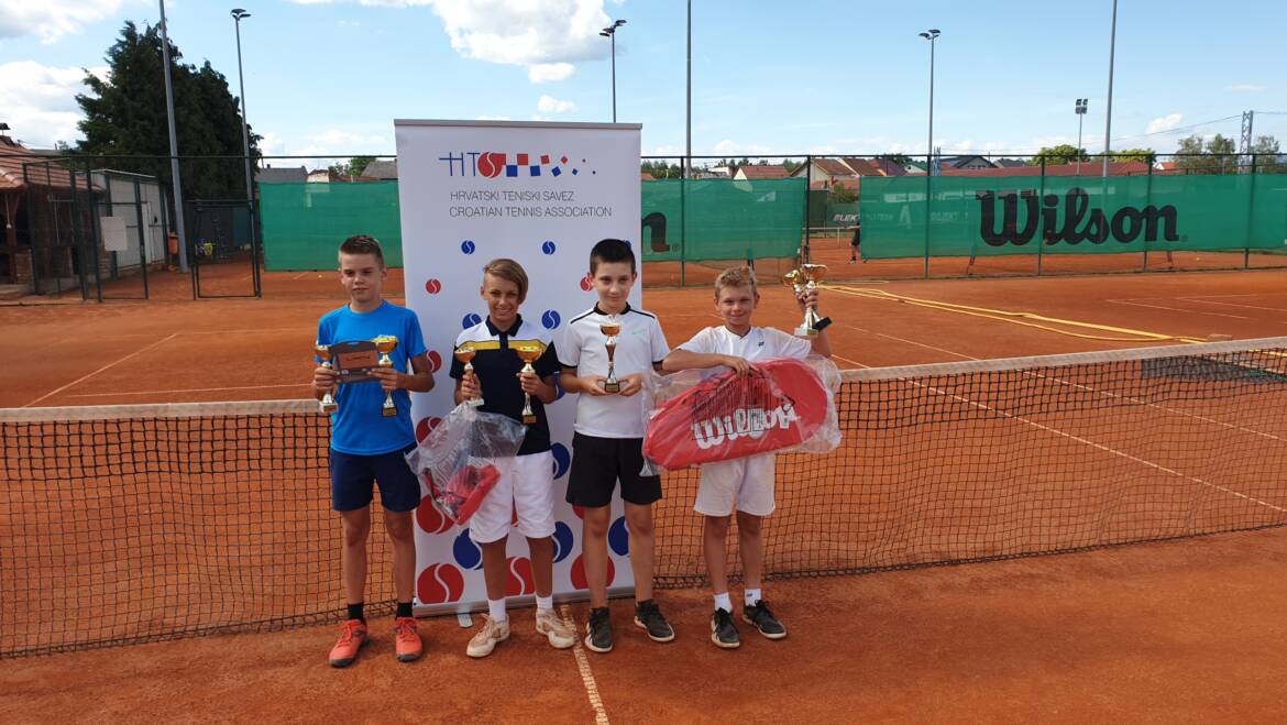 Luka Mitrović i Tea Vidaković pobjednici Otvorenog prvenstva TK Požega do 12 godina