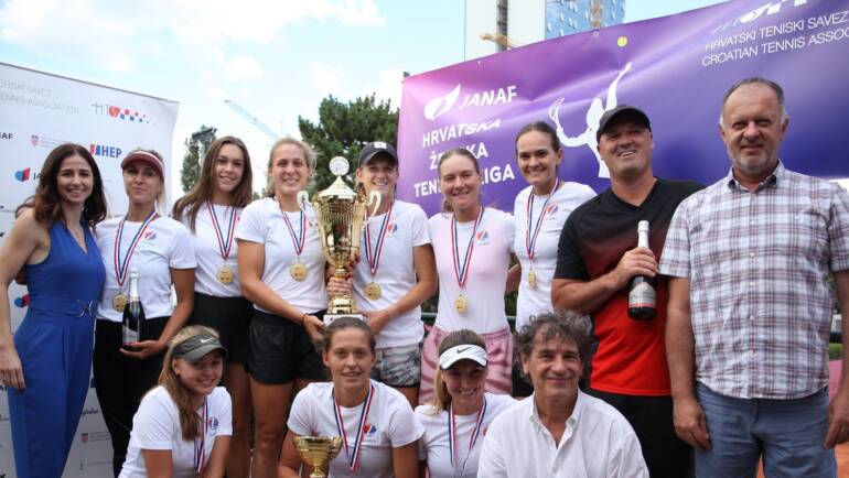 Tenisačice HTK Zagreba do sedmog naslova pobjednica Janaf Prve lige za seniorke