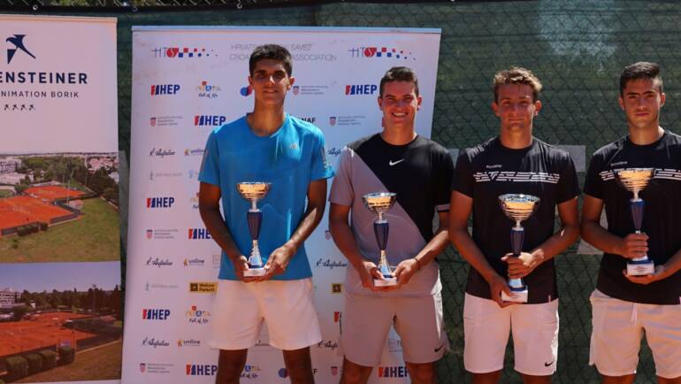 Jerko Brkić i Noa Vukadin te Tena Lukas i Luna Ivković u finalu HEP Seniorskog prvenstva Hrvatske