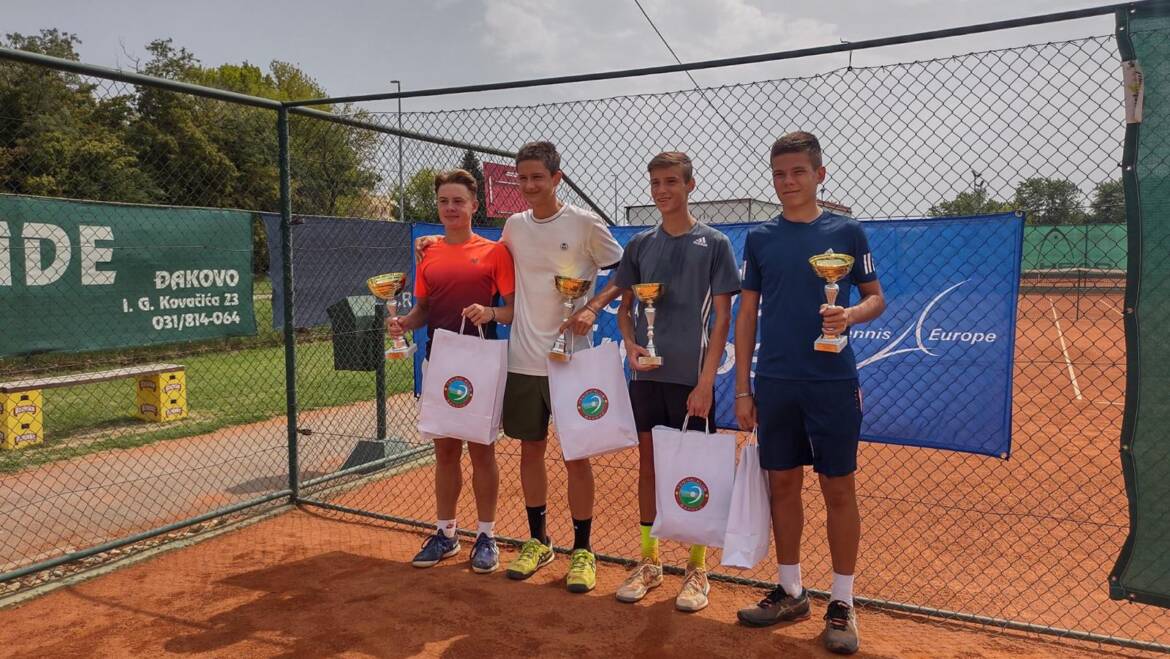 Noa Levak u finalu Đakovo Opena, Antonio Voljavec izgubio u polufinalu Sarajeva