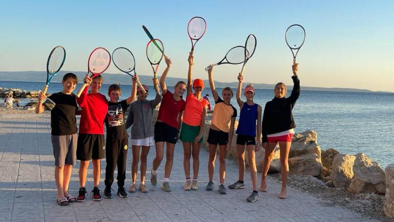 Patrick Voljavec, Marta Džanić, Sophia Santos, Aleksandra Kardum i Mia Rogulja u četvrtfinalu Split Opena