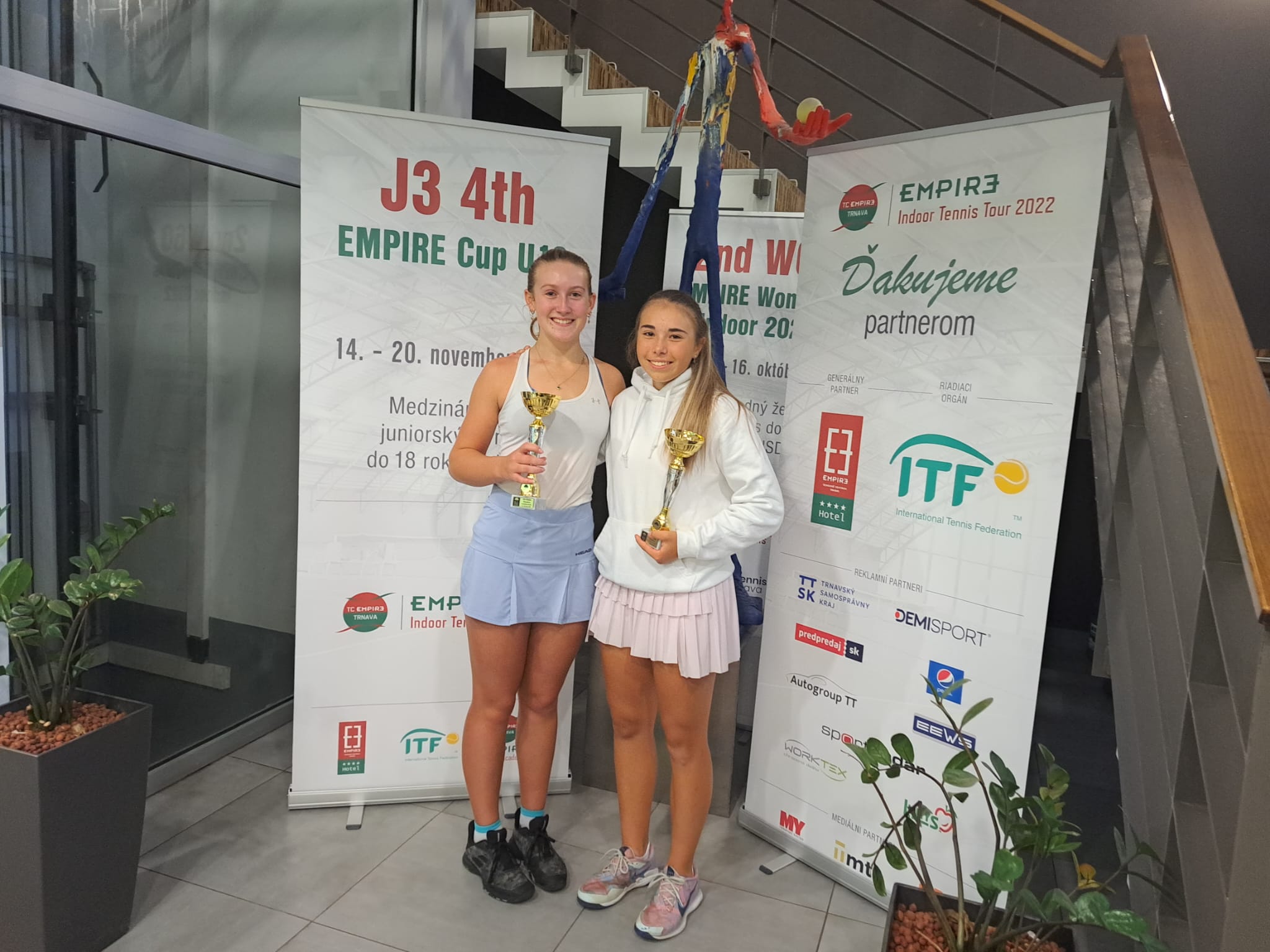 Dora Mišković u Trnavi do šestog naslova u paru na juniorskim ITF turnirima