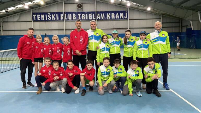 Hrvatske reprezentacije do 12 godina na kampu u Sloveniji