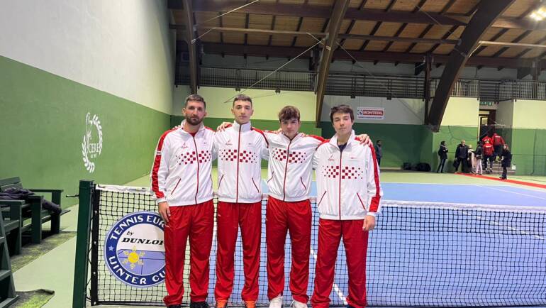 Dečki na kraju drugi na turniru Winter Cupa u Reggio Emiliji, tenisačice četvrte u Lousadi