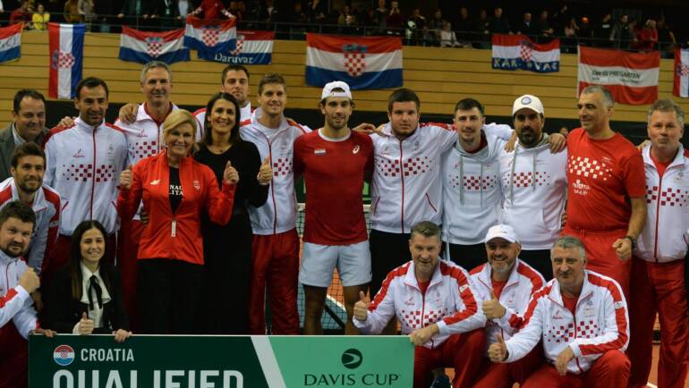 Borna Ćorić pobijedio Dominica Thiema za treći bod i slavlje Hrvatske protiv Austrije u Rijeci!