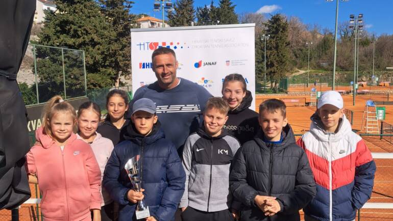 Luka Mitrović i Ana Marija Rebić pobjednici Otvorenog prvenstva TK Kvarner do 12 godina