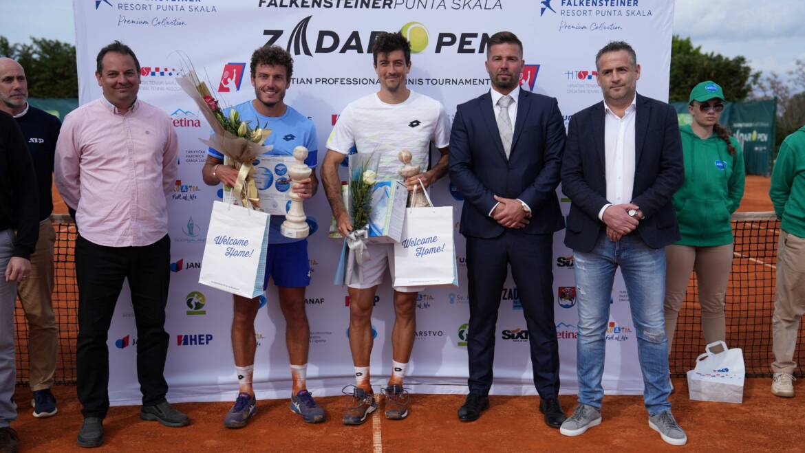 Falkensteiner Punta Skala Zadar Opena osvojio Talijan Giannessi, spasio meč loptu