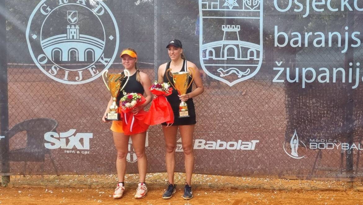 Tena Lukas izgubila završni dvoboj na Osijek Openu, naslov za Slovenku Veroniku Erjavec