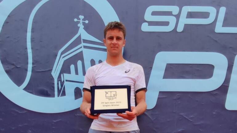 Duje Ajduković do slavlja na ITF World Tennis Touru u Splitu i šestog profesionalnog naslova u singlu!