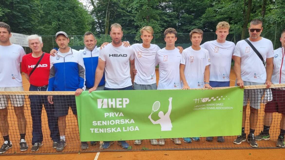 Tenisači Splita 1950 pobjednici Prve hrvatske seniorske lige