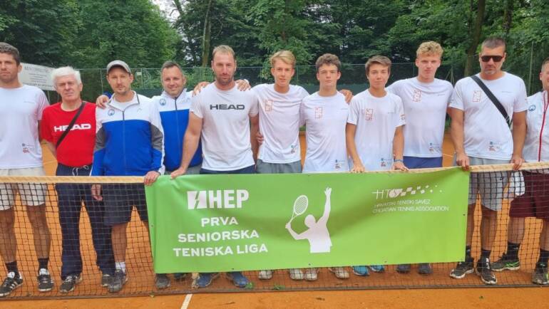 Tenisači Splita 1950 pobjednici Prve hrvatske seniorske lige