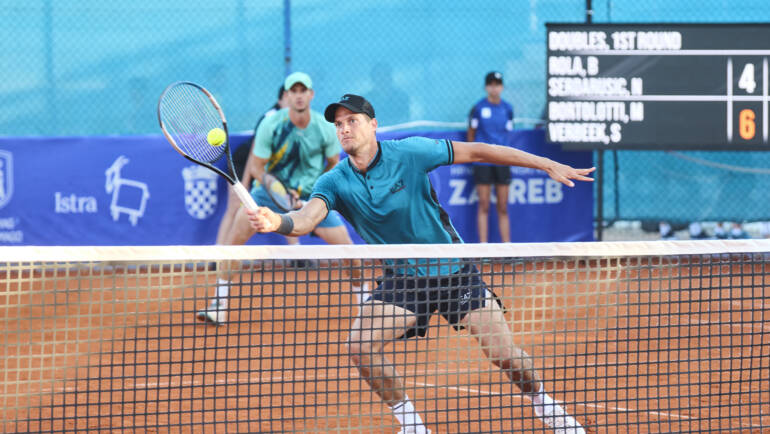 Nino Serdarušić u polufinalu parova u Umagu