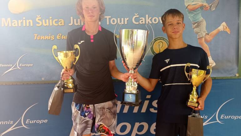 Ukrajinac Šilov i Slovakinja Kolesarova pobjednici Marin Šuica Junior Opena u Čakovcu