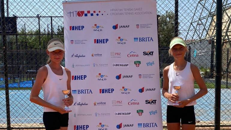 Ilaria Morožin u finalu Adriatic Cupa u Stobreču, s Vitom Mišković do naslova u paru