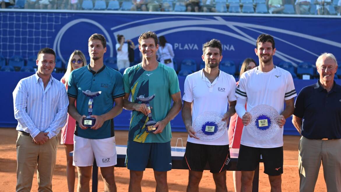 Nino Serdarušić i Blaž Rola spasili tri meč lopte i osvojili parove na 33. izdanju ATP turnira u Umagu!