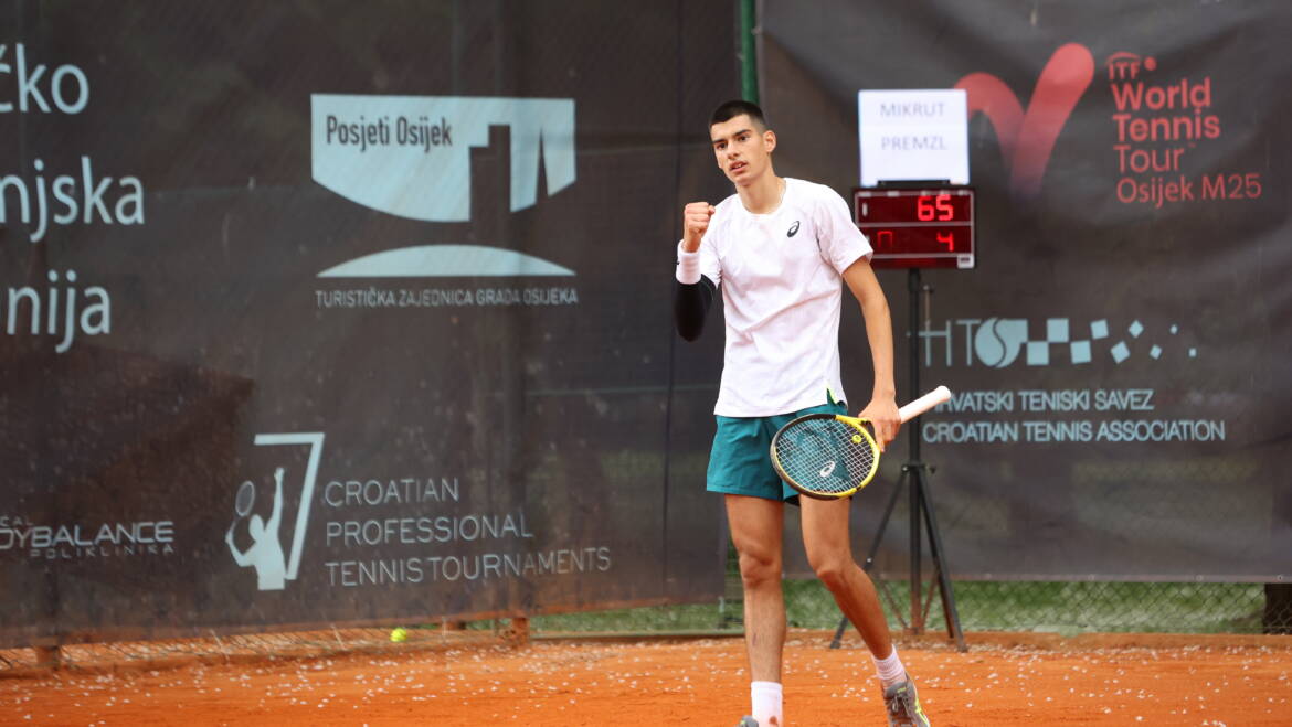 Matej Dodig i Luka Mikrut novim pobjedama do četvrtfinala ITF World Tennis Toura u Osijeku