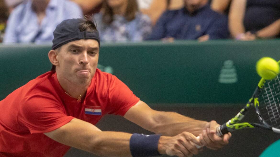 Dino Prižmić u 1. kolu ATP turnira u Stockholmu srušio 30. tenisača svijeta, Čeha Jiříja Lehečku!