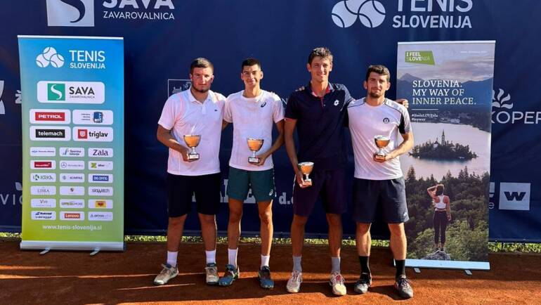 Luka Mikrut i Mili Poljičak osvojili naslov u paru na ITF turniru u Mariboru