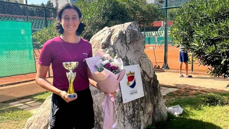 Korina Roso u Mostaru do svog prvog naslova u singlu na juniorskim ITF turnirima!