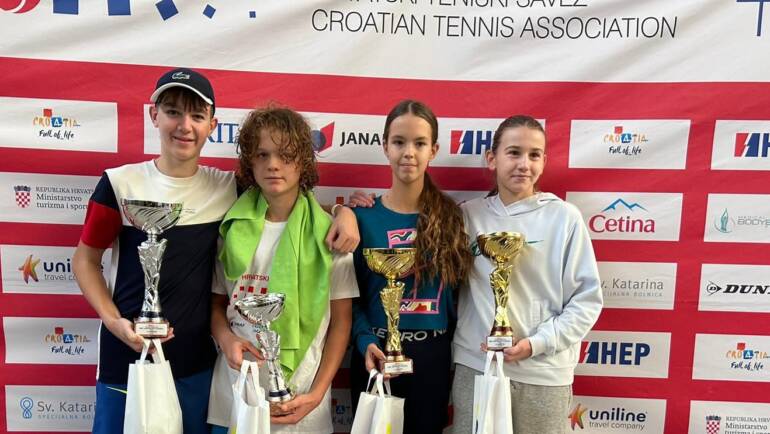 Patrick Voljavec i Marta Džanić pobjednici HEP hrvatskog Mastersa do 13 godina