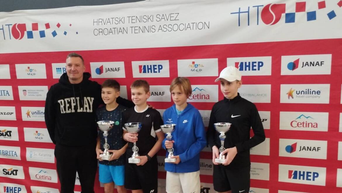 Luka Mitrović i Borna Marić te Korana Barišić i Nera Skender u finalu HEP PH do 12 godina