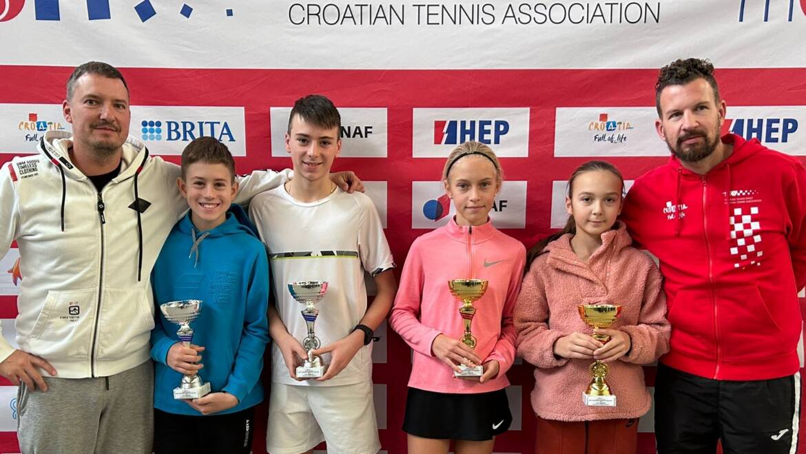 Rene i Patrick te Sophia i Marta u finalu HEP dvoranskog prvenstva Hrvatske do 14 godina