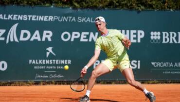 Dino Prižmić zaustavljen u 2. kolu Falkensteiner Punta Skala Zadar Opena