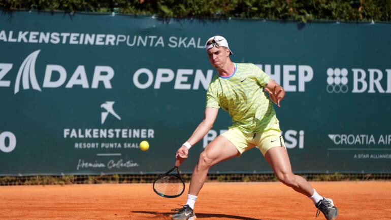 Dino Prižmić zaustavljen u 2. kolu Falkensteiner Punta Skala Zadar Opena
