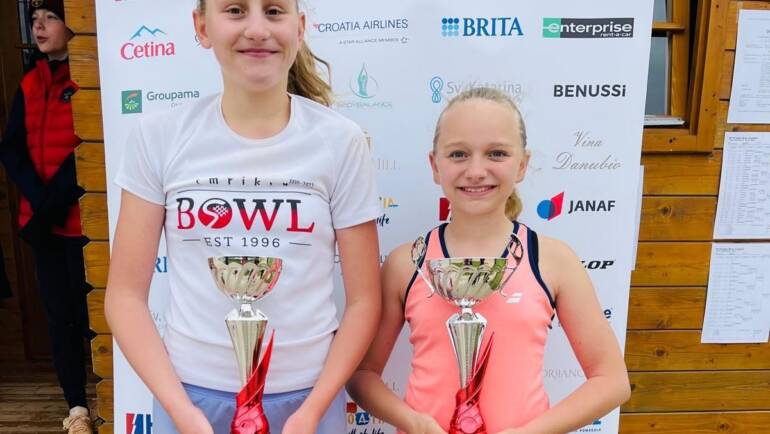 Leon Motušić i Ana Marija Rebić najbolji na Otvorenom prvenstvu TK Zadar 08 do 12 godina