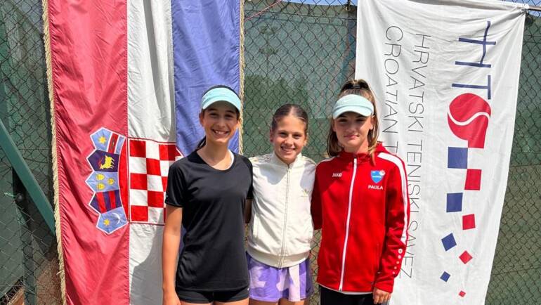 Luka Mitrović, Joakim Bobanović i Paula Smolčić u polufinalu Croatia Cupa u Čakovcu