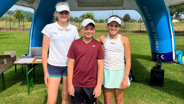 Pet pobjeda naših predstavnika na startu Tennis Europe turnira u Kopru