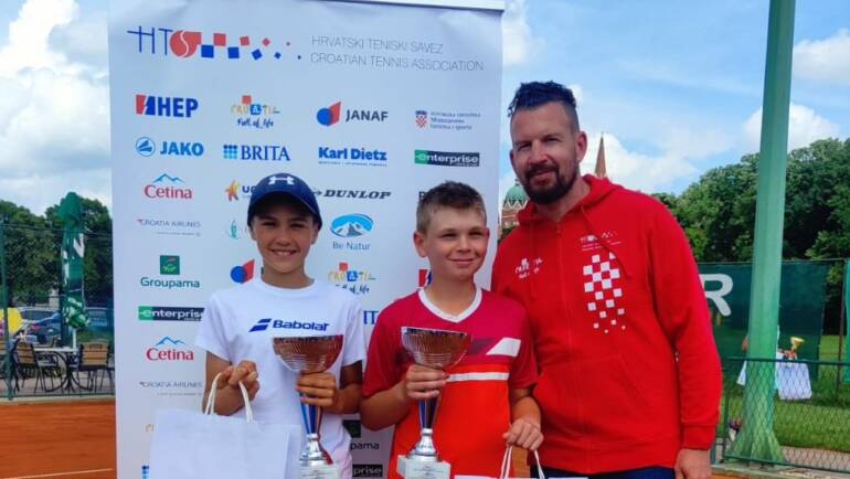 Luka Mitrović i Jakov Kramarić te Ana Marija Rebić i Korana Barišić u finalu HEP PH do 12 godina