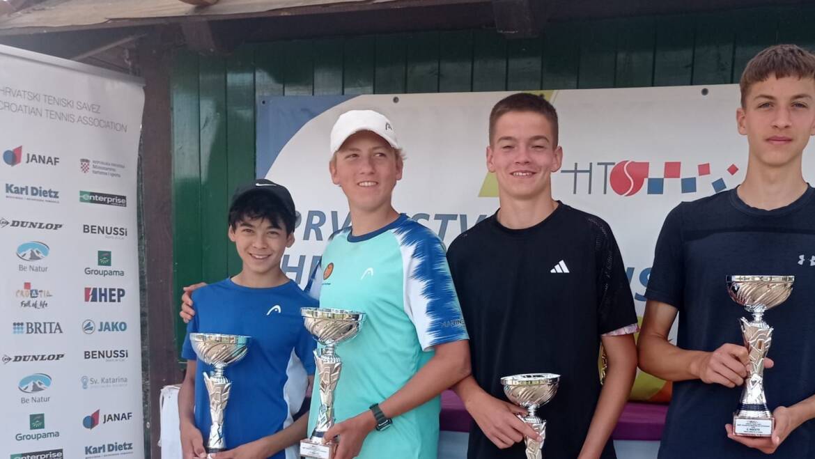 Jou-George Gnjidić i Ivan Dumbović te Lara Šarić i Nika Dragičević u finalu HEP PH do 16 godina