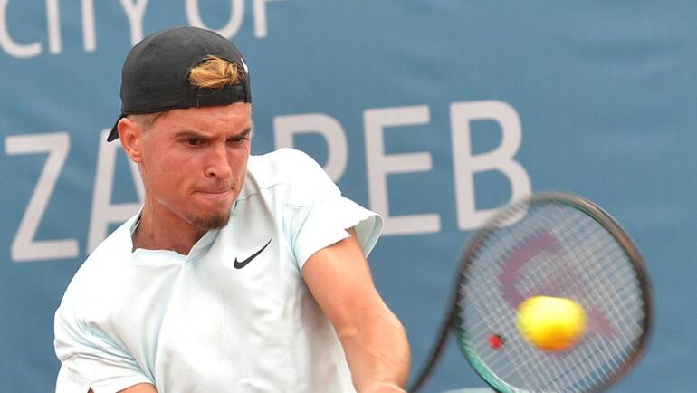 Dino Prižmić nadjačao Tunižanina Aziza Dougaza za plasman u 2. kolo Zagreb Opena