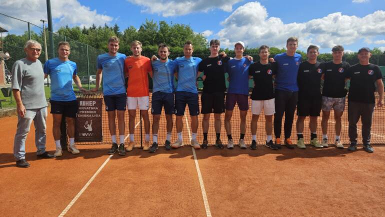 Pobjede tenisača Top Spina, Splita 1950, HTK Zagreba i Ponikvi