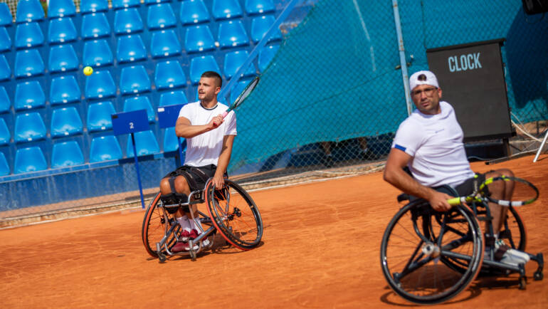 Dva polufinala u parovima na turniru tenisača u kolicima Croatia Open Umag by HEP