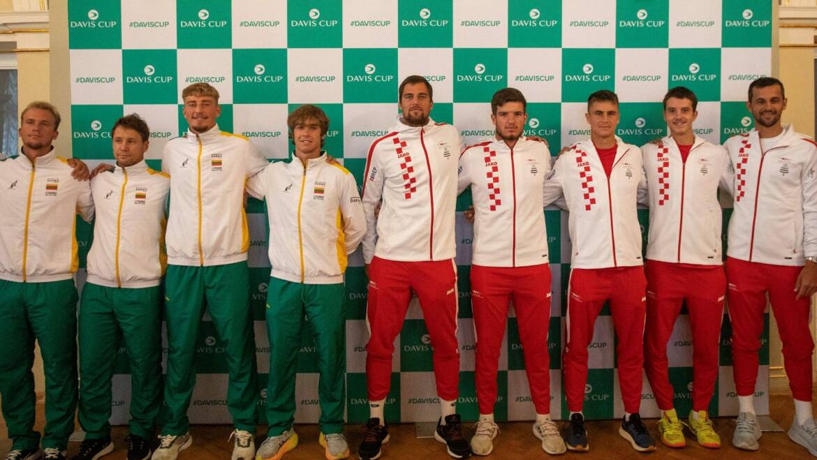 Davis Cup: U borbi za prvi bod u Varaždinu Borna Gojo i Vilius Gaubas