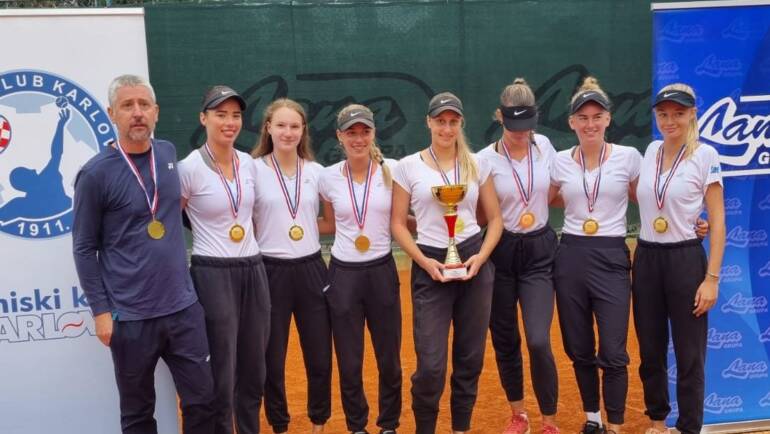 Tenisačice Zagija pobjednice ekipnog prvenstva Hrvatske za juniorke do 18 godina