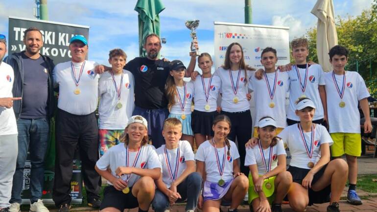 Sastav HTK Zagreba pobjednik završnog turnira Ekipnog prvenstva Hrvatske do 14 godina