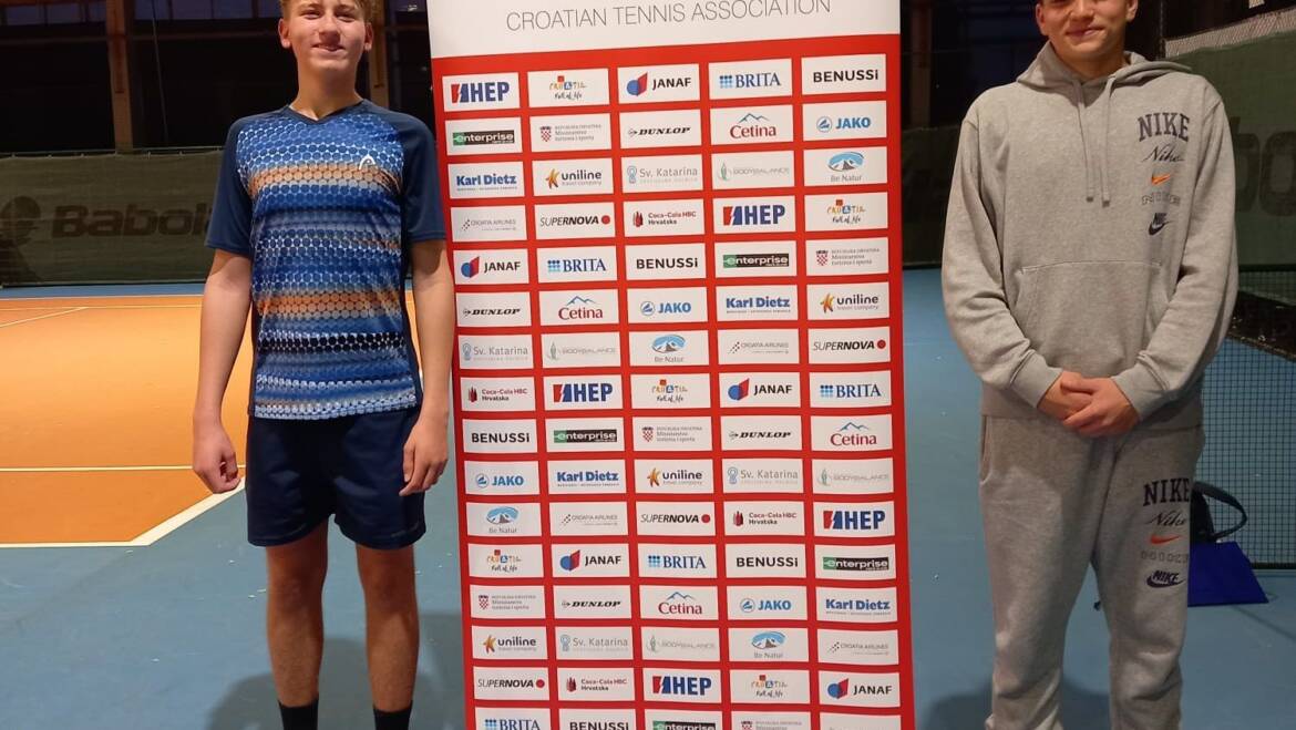 Ivan Dumbović i Ivan Maraković te Mia Taslak i Marie Komljenović u finalu HEP Mastersa 15